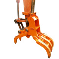 Wheel loader logging equipment cane grapple